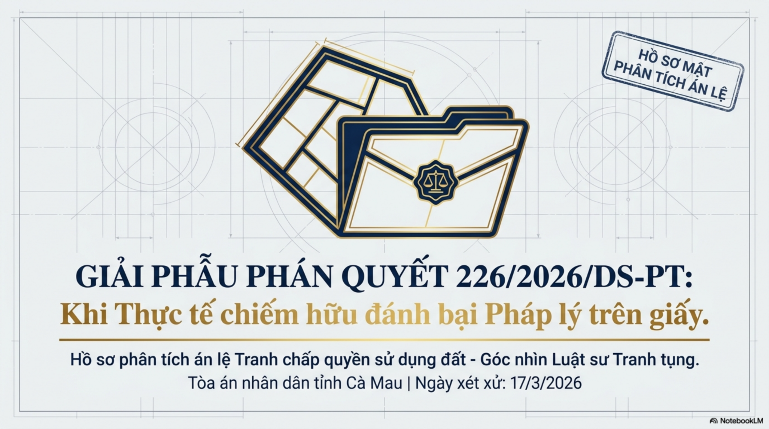 Slide Page 1 - Phân Tích Chi Tiết Bản Án Số 226/2026/DS-PT: số 226/2026/DS-PT ngày 17/03/2026 của TAND tỉnh Cà Mau