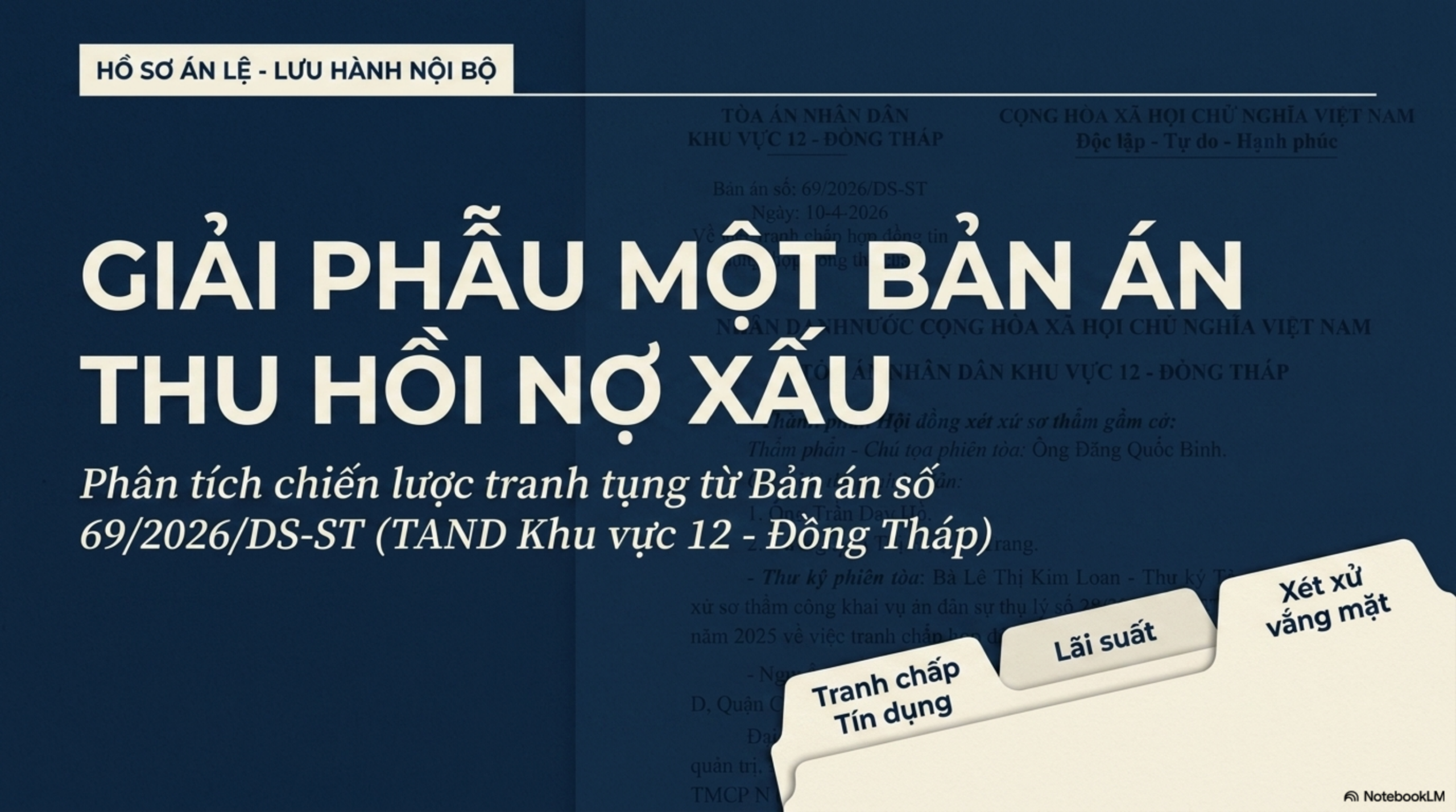 Slide Page 1 - Phân Tích Chi Tiết Bản Án Số 69: số 69 ngày 10/04/2026 của  Tòa án nhân dân khu vực 12 - Đồng Tháp,  tỉnh Đồng Tháp