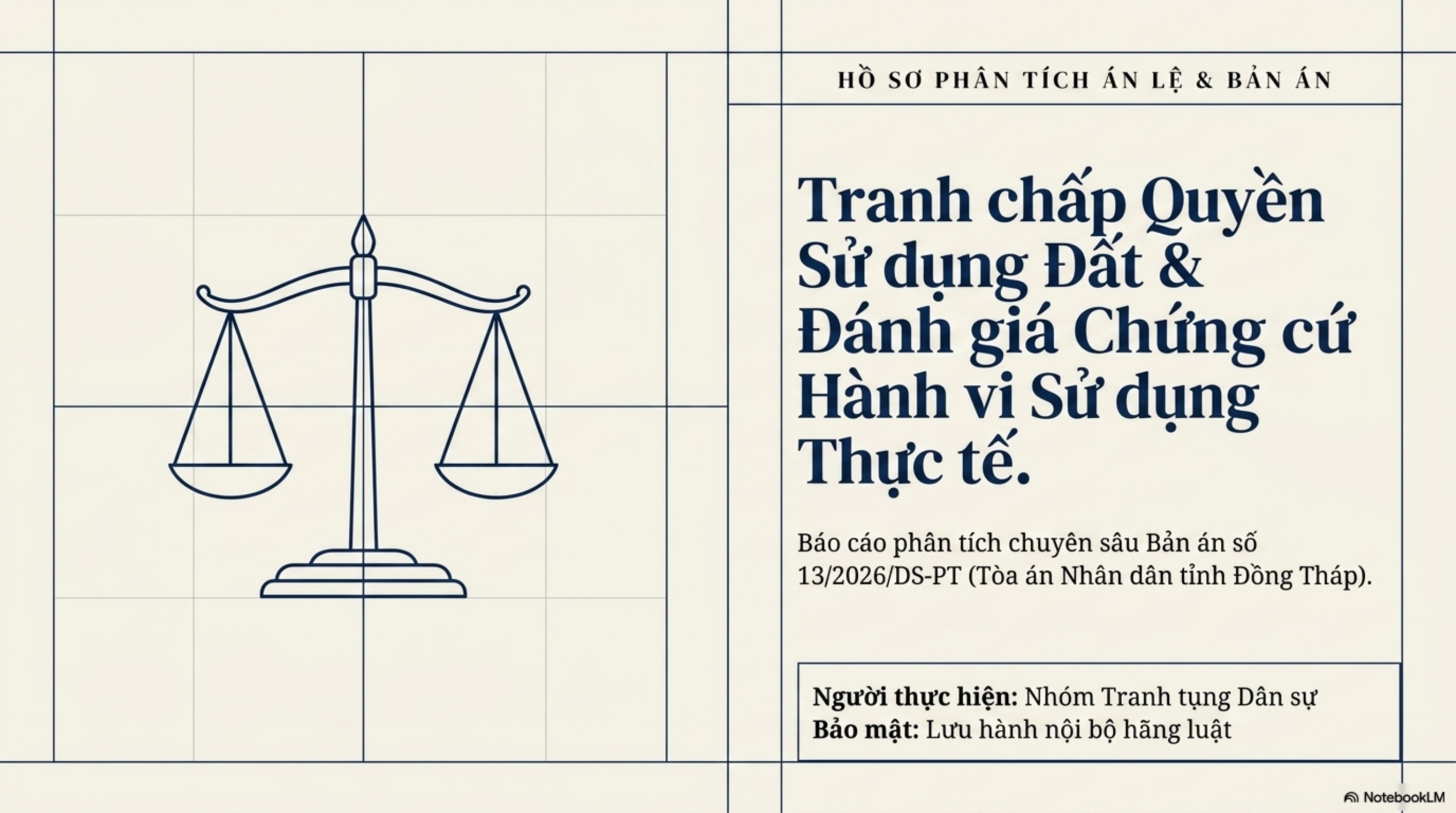 Slide Page 1 - Ranh giới mương nước và cái giá của việc lấn chiếm: Góc nhìn từ vụ tranh chấp 105,1m2 tại Đồng Tháp