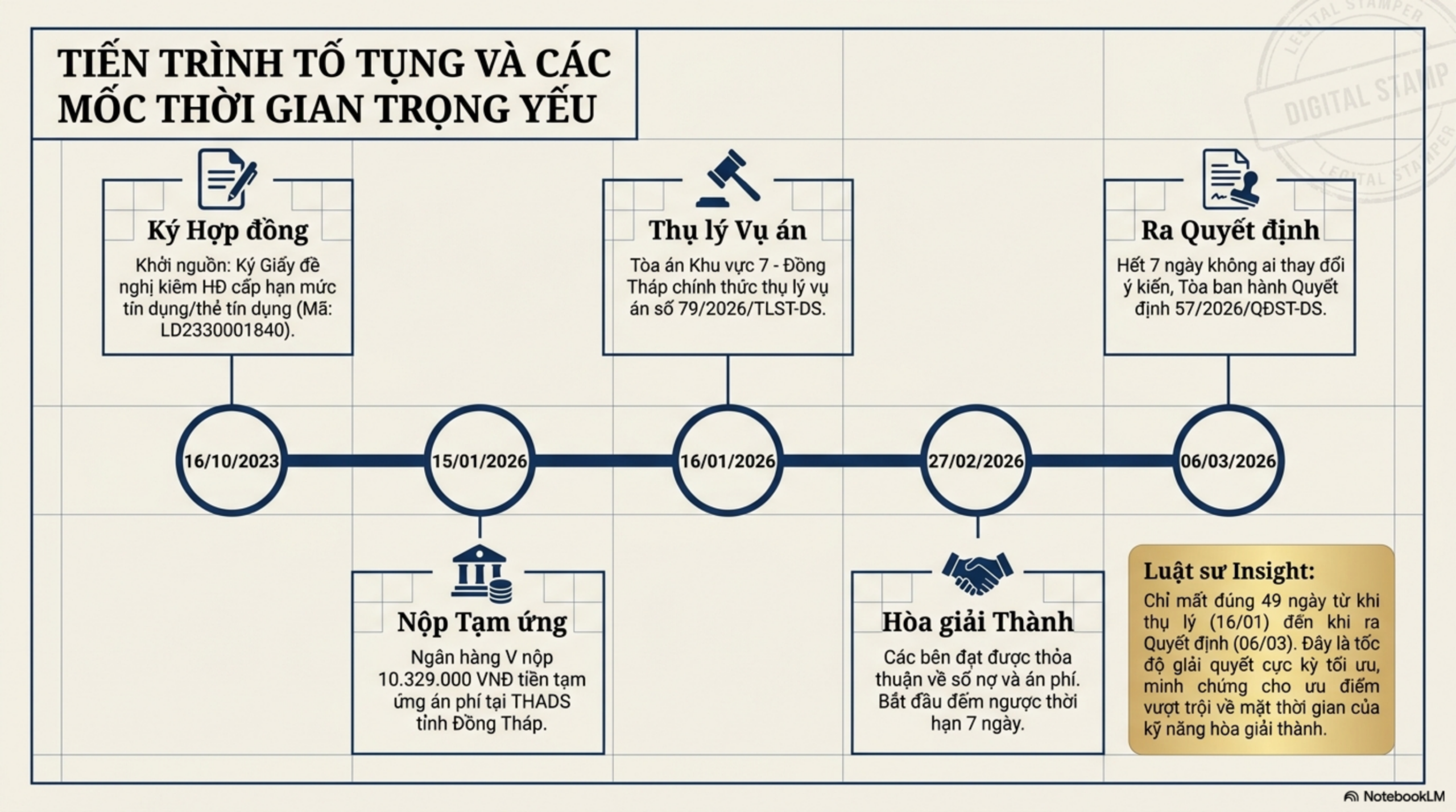 Slide Page 2 - Bài học từ khoản nợ thẻ tín dụng 600 triệu đồng: Tại sao thỏa thuận tại Tòa là "lối thoát" thông minh?