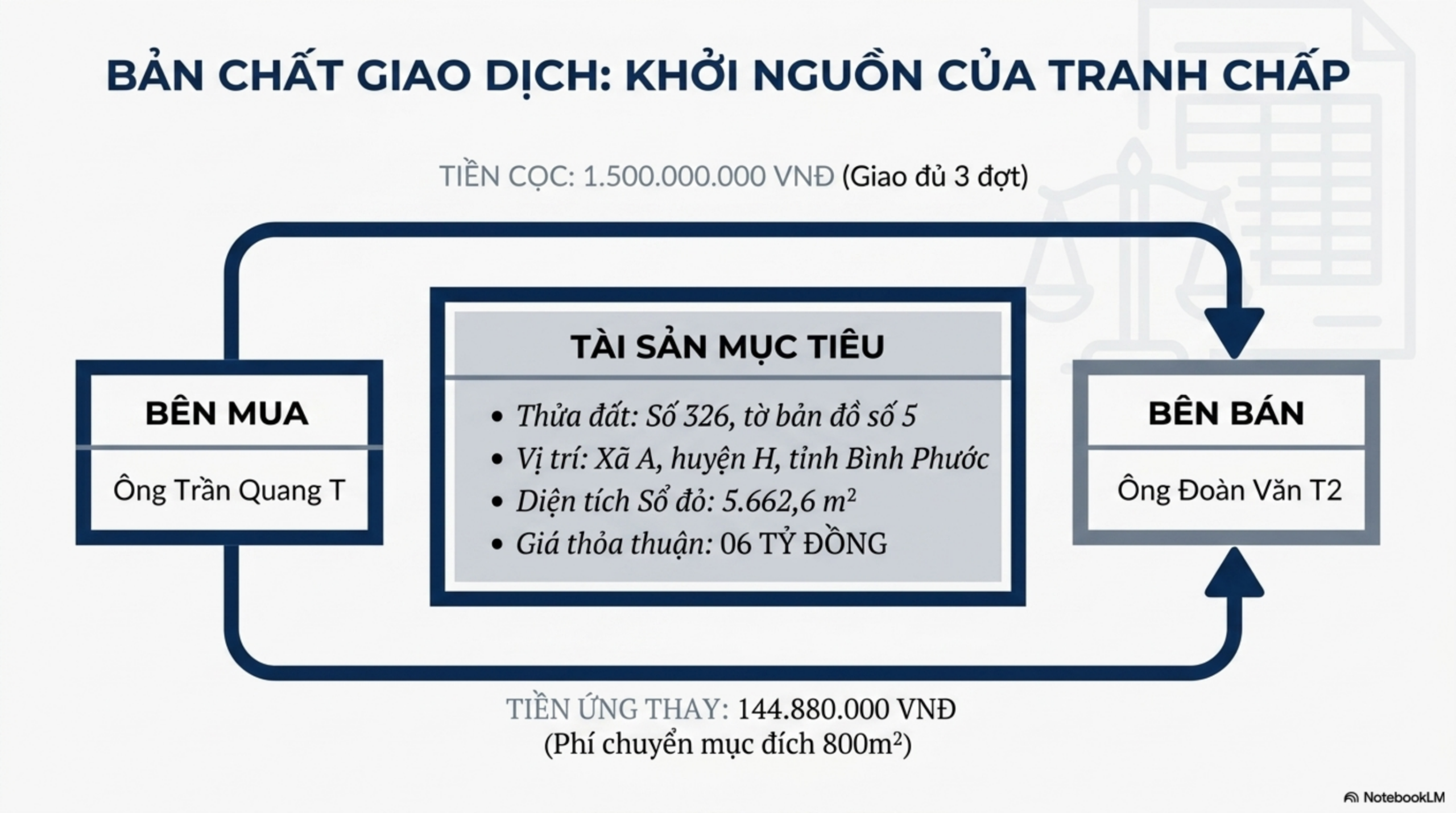 Slide Page 3 - Rủi ro pháp lý từ việc chủ quan trong đo đạc: Phân tích Bản án 140/2026/DS-PT về tranh chấp đặt cọc