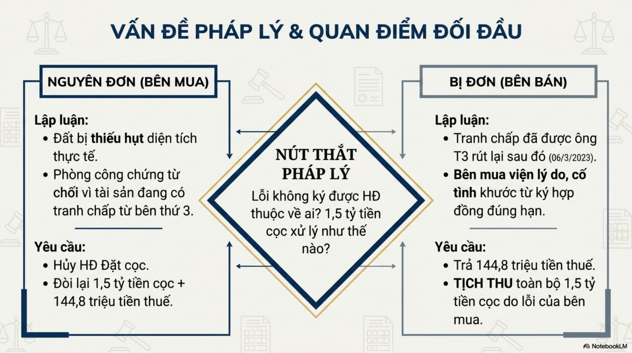 Slide Page 5 - Rủi ro pháp lý từ việc chủ quan trong đo đạc: Phân tích Bản án 140/2026/DS-PT về tranh chấp đặt cọc