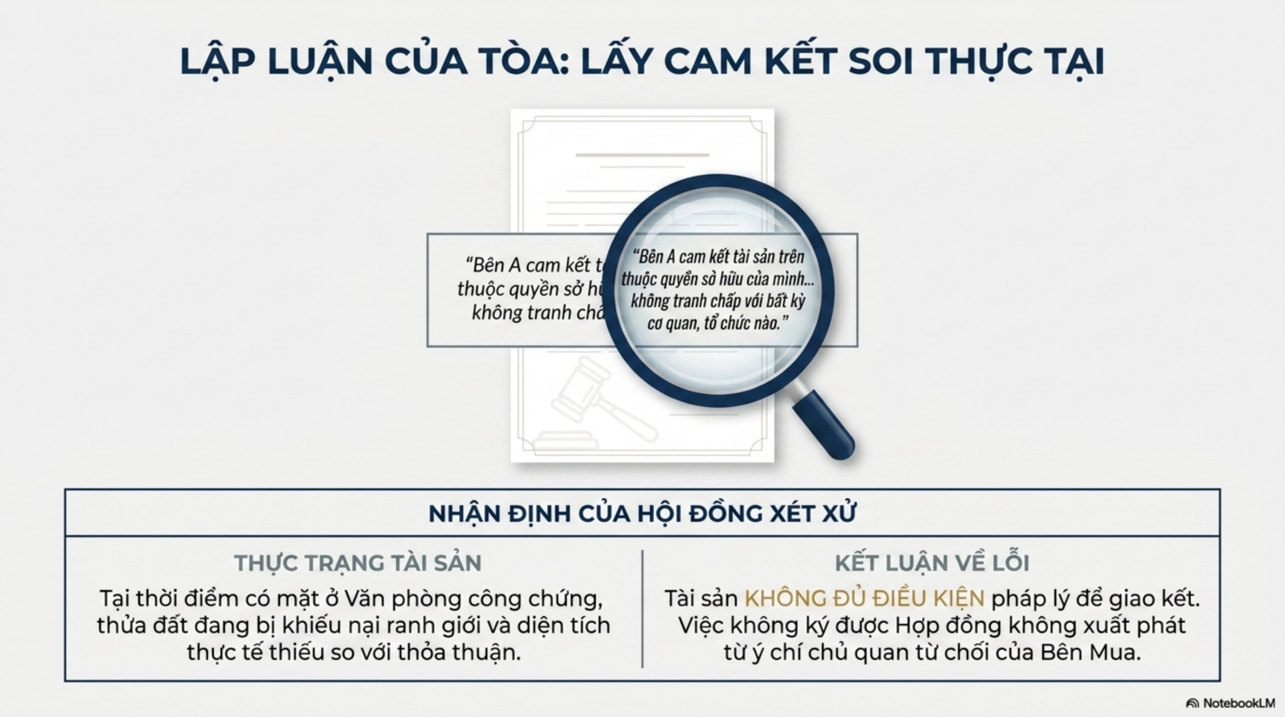Slide Page 8 - Rủi ro pháp lý từ việc chủ quan trong đo đạc: Phân tích Bản án 140/2026/DS-PT về tranh chấp đặt cọc